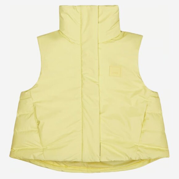 Rains Jackets & Blazers - RAINS Loop Vest Straw Yellow Puffer Waterproof Insulated Medium